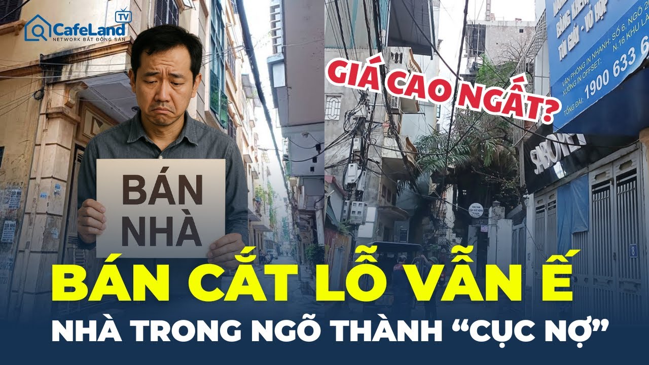 CẮT LỖ VẪN Ế: Vì sao NHÀ TRONG NGÕ thành “CỤC NỢ” của giới đầu tư?” | CafeLand