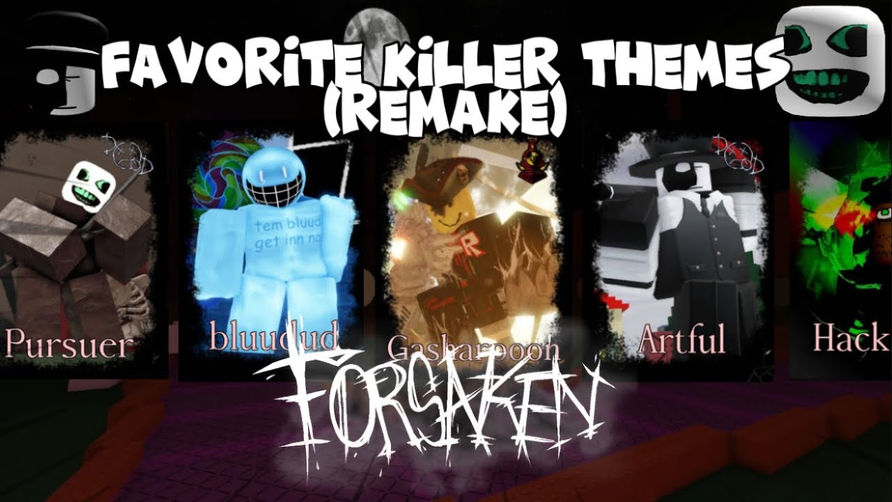 SERVER WIPING With My FAVORITE Killer Chase Themes In Roblox Forsaken (REMAKE)