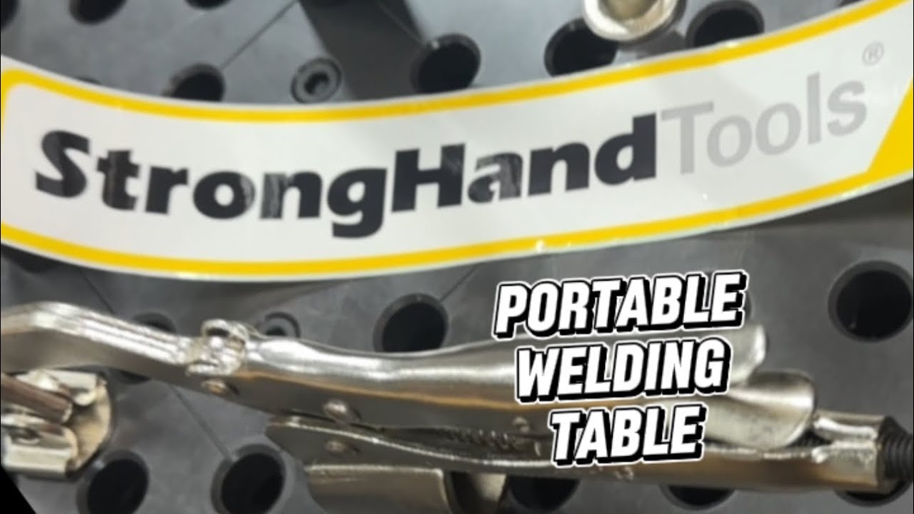 Stronghand Tools raised the bar on portable welding tables!!! Check out the tripod with 5/8 plate!!