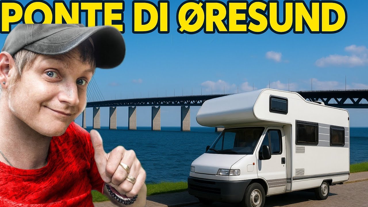 🚐 Attraversare il PONTE DI &Oslash;RESUND: In Camper dalla Svezia alla Danimarca!