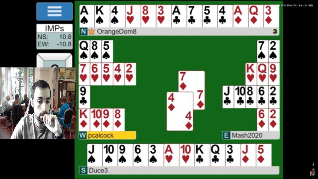 #58 ~ Commentary analysis of Online Bridge Game - 3NT