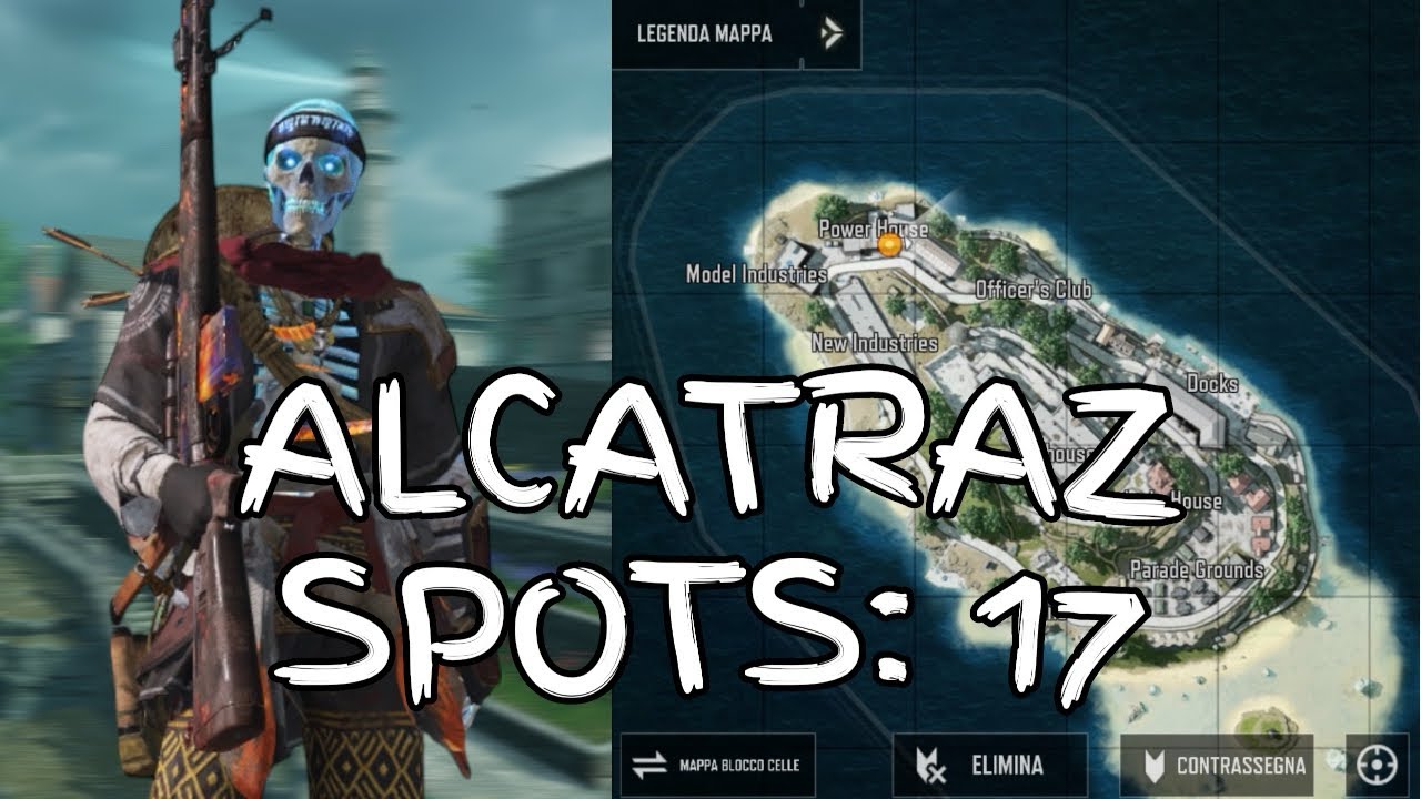 Alcatraz Spots: 17 | Tutorial CODM 