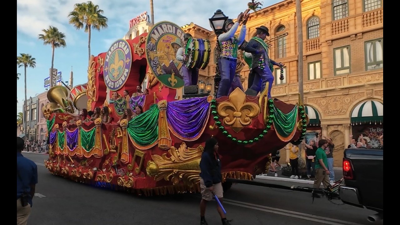 Universal Studios Florida Mardi Gras Parade - updated 03-2026