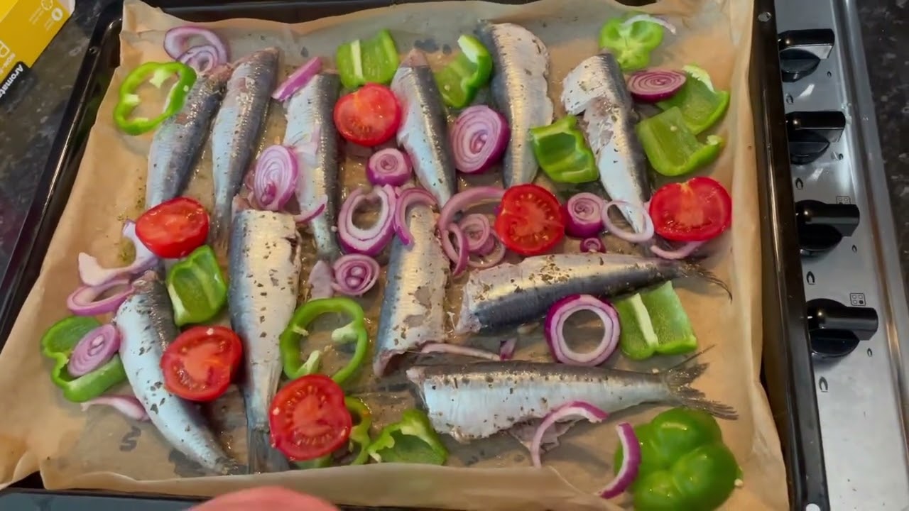 How to make fresh sardines with lemon juice in the oven