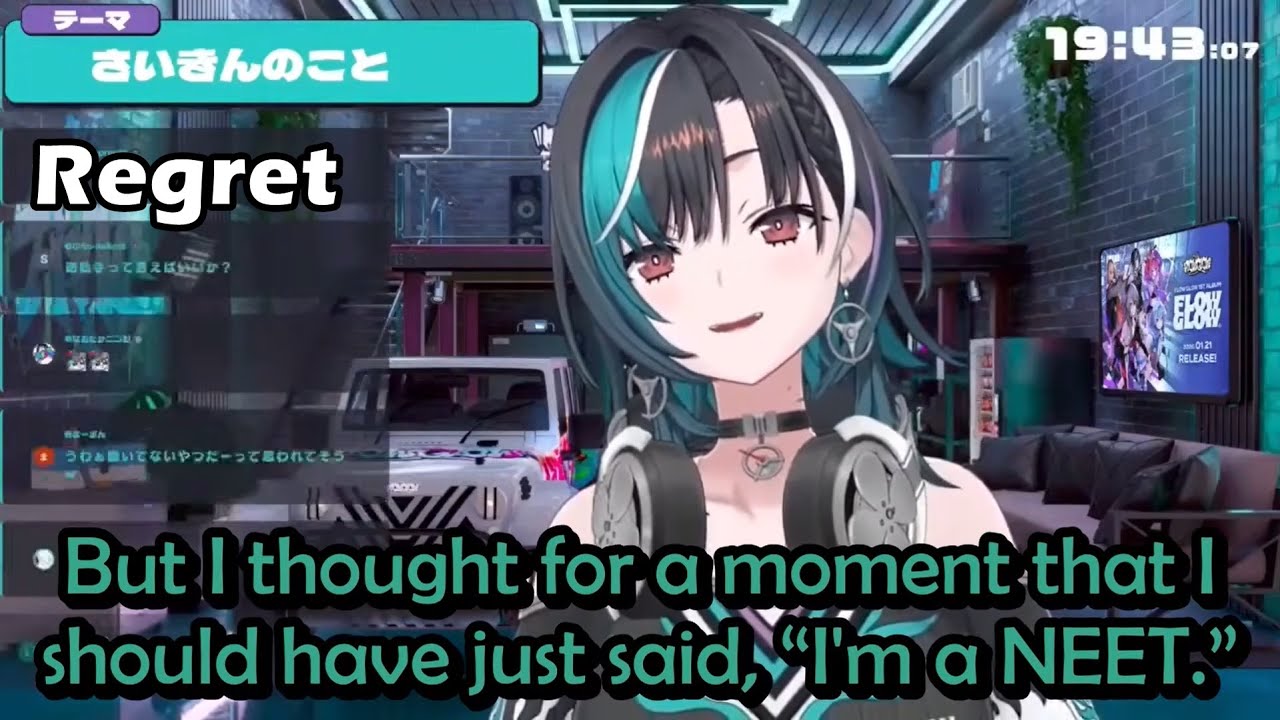 【Hololive English Sub】Chihaya Nearly Exposes Herself as a VTuber During Salon Talk