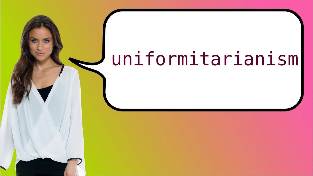 Como dizer 'uniformitarismo' em ingles?