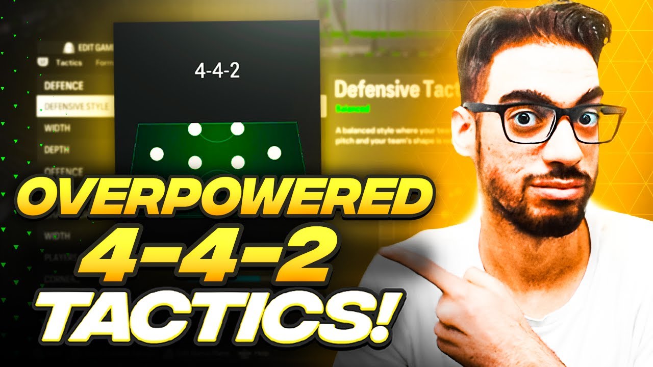 OVERPOWERED 442 FORMATION & CUSTOM TACTICS FOR EAFC 24 ULTIMATE TEAM