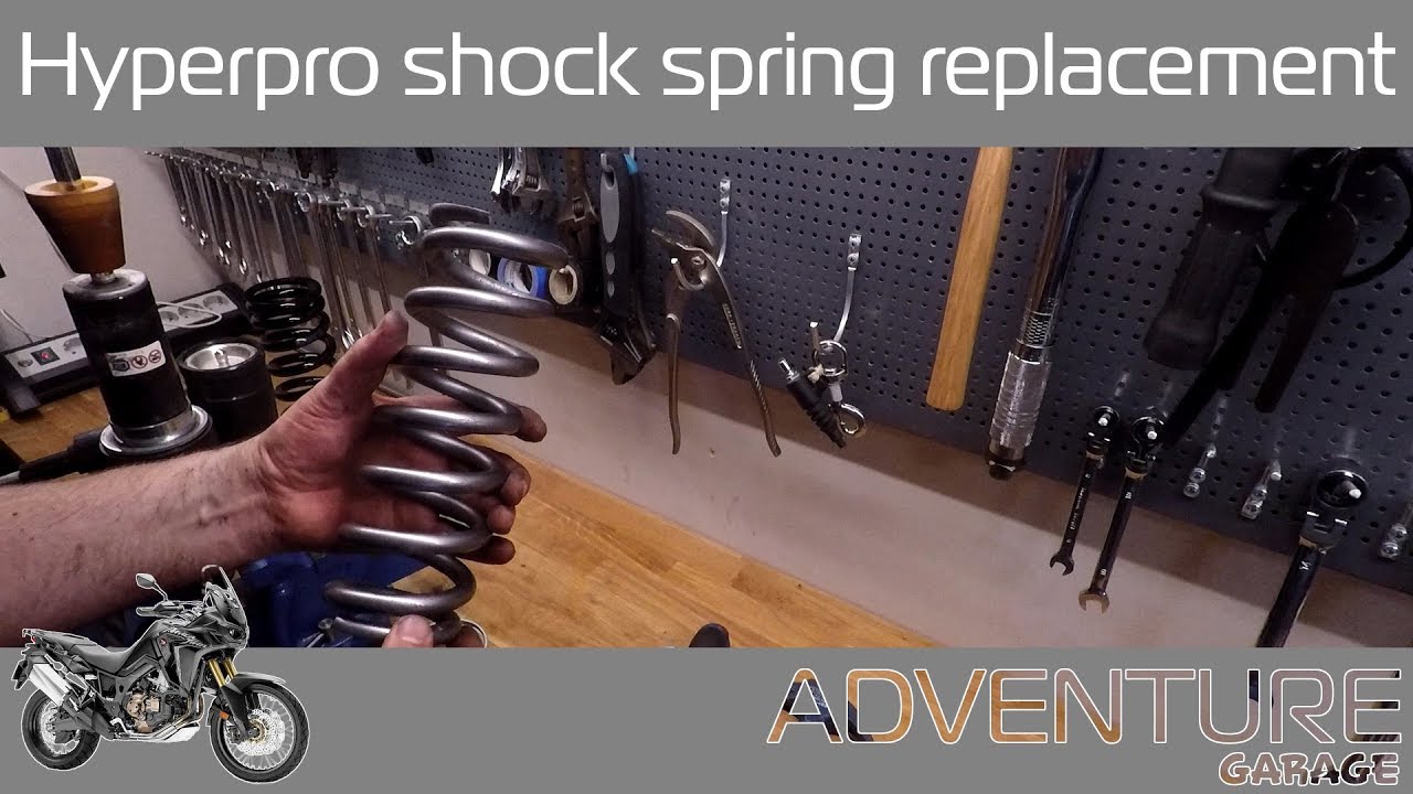 Africa Twin Hyperpro shock spring replacement