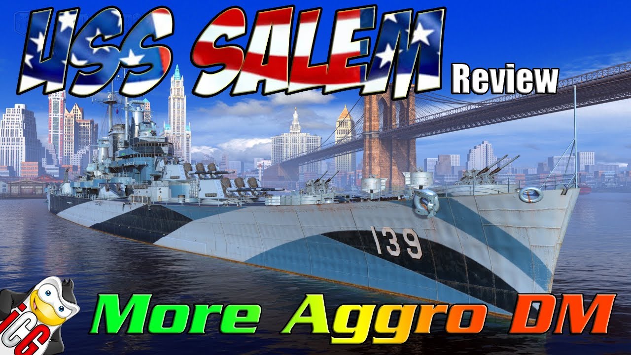 World of Warships - Salem Review - More Aggressive Des Moines
