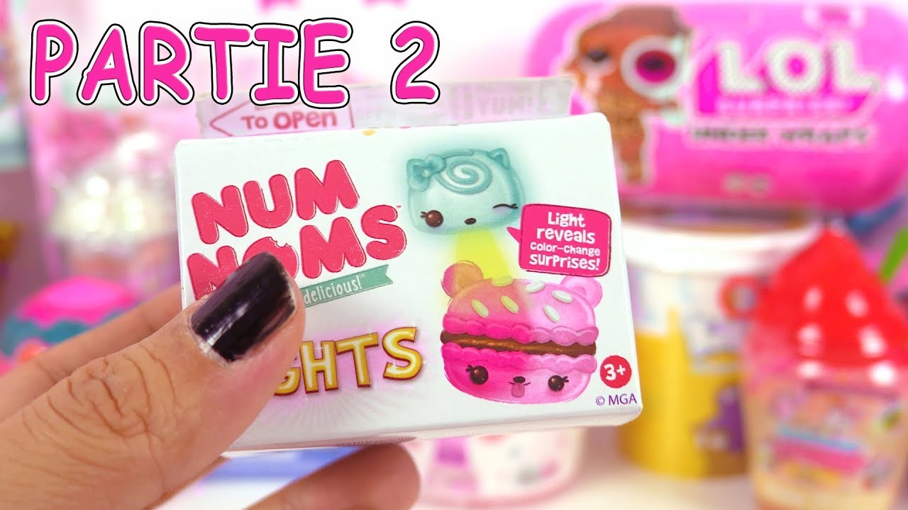 Jouets Surprises Num Noms Slime, Poupées LOL Under Wraps Partie 2
