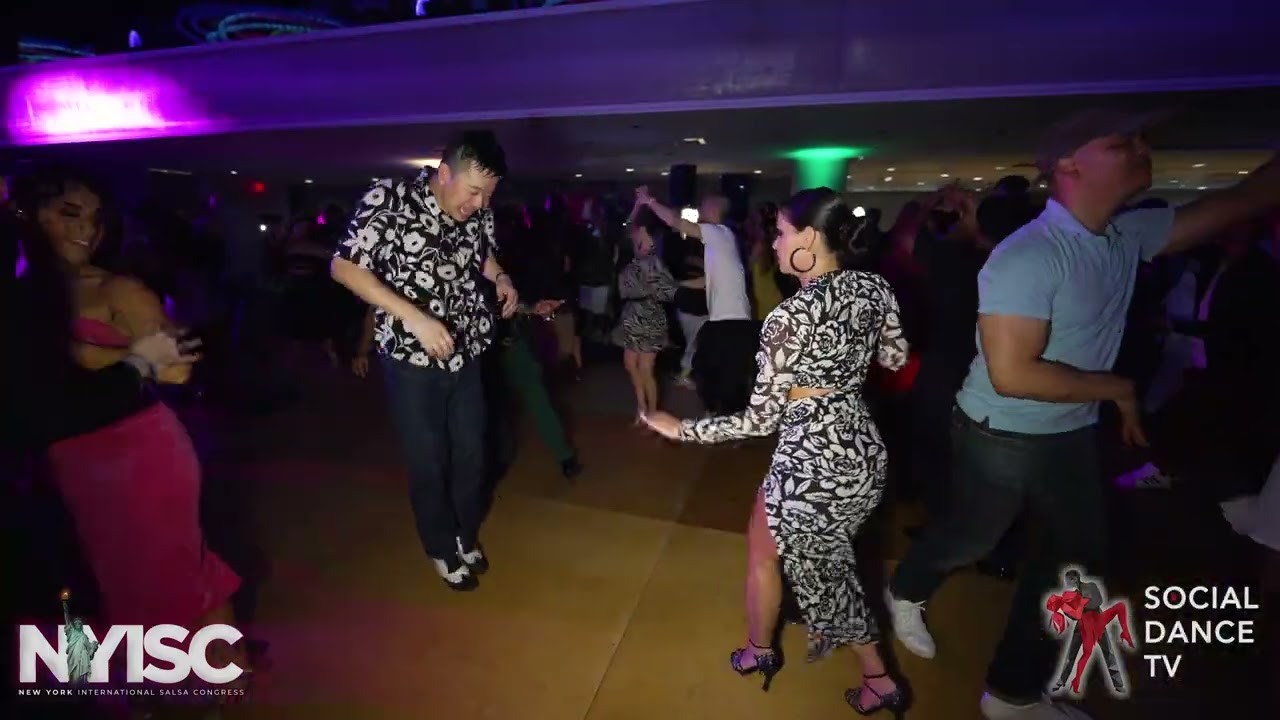 Shani Talmor & Jinmo - Salsa social dancing | New York International Salsa Congress 2023
