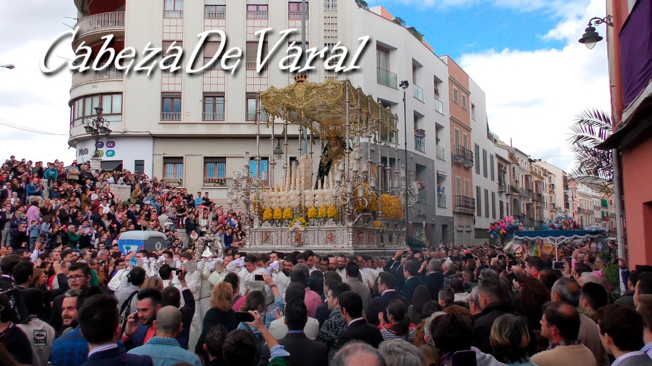 VIRGEN DEL AMPARO (POLLINICA) TRIBUNA DE LOS POBRES SEMANA SANTA MALAGA 2016 4K