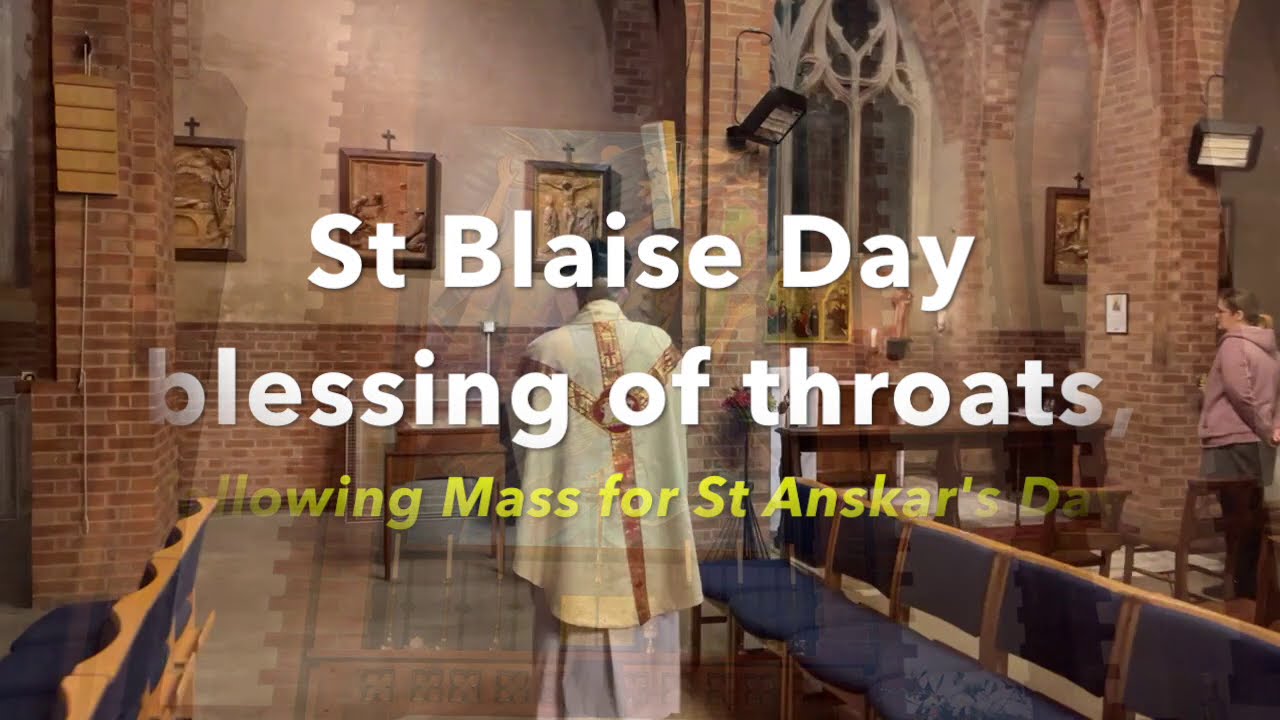 St Blaise blessing of throats