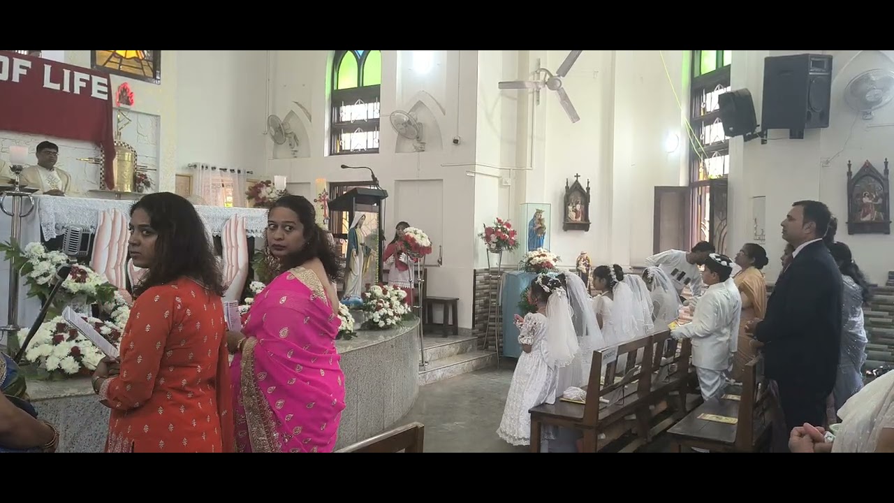 Part 1 First Holy Communion Eucharistic Celebration @ Holy Cross Church, Dharwad - February 8, 2026.