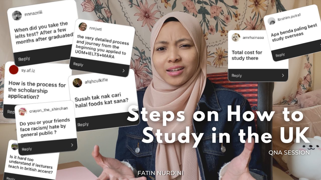 Steps on how to Study Abroad, scholarship (MARA) 🇲🇾🇬🇧 + QnA Session (UoM, United Kingdom)