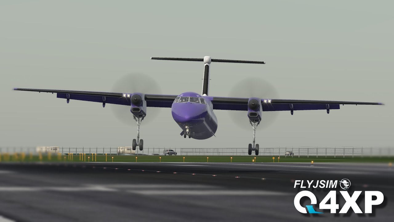 FlyJSim Dash 8-Q400 (Q4XP) | Real 737 Pilot Live | Flybe to Newquay! | X-Plane 11
