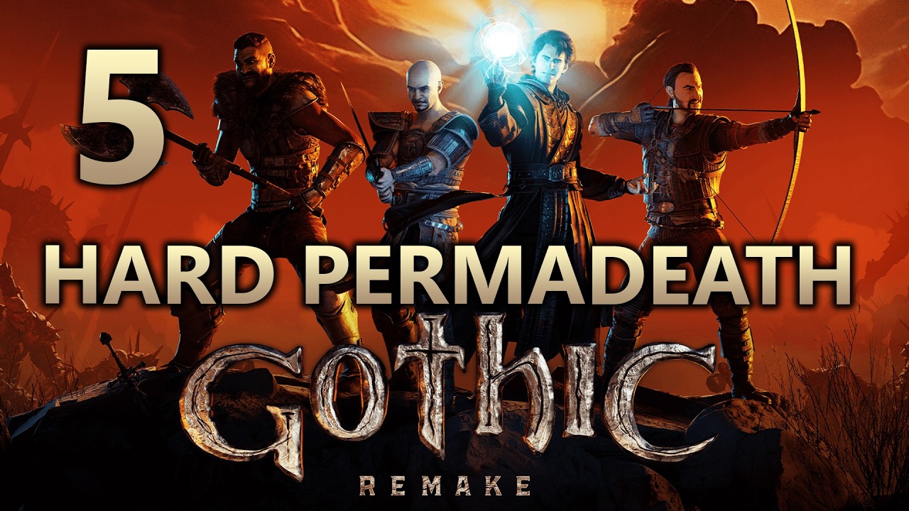 Gothic 1 Remake Walkthrough Part 5 (Hard, Permadeath, Old Camp)