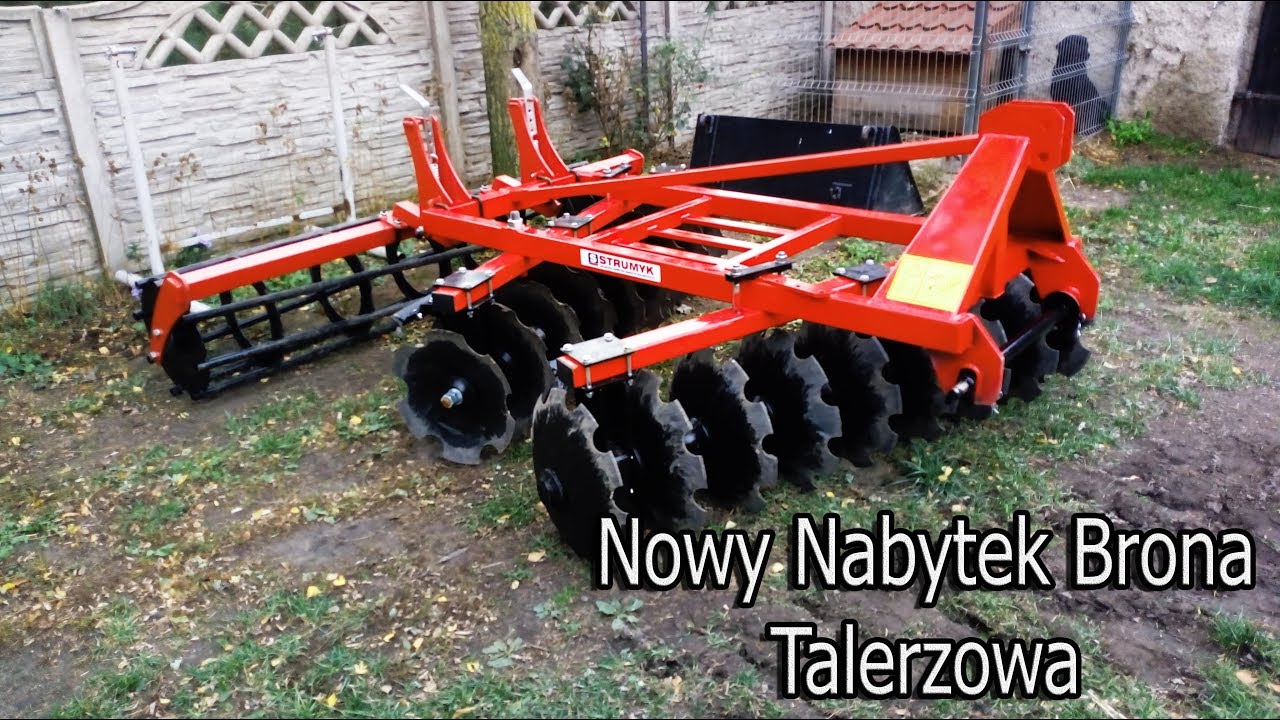 ☆Nowy Nabytek 2018☆Brona Talerzowa 2m + Wał Rurowy☆