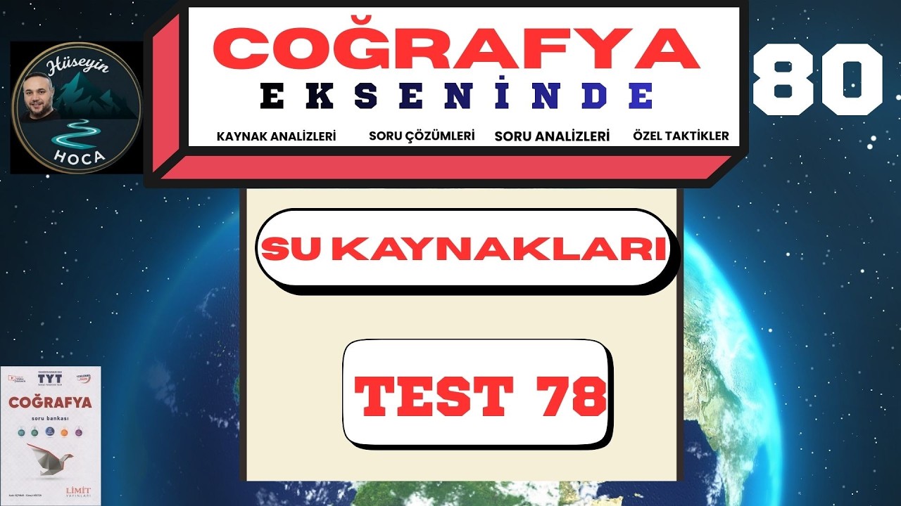 TYT COĞRAFYA KONU ANLATIMI / SU KAYNAKLARI #yks #tyt #tytcoğrafya #viral #viralvideo #reels #short