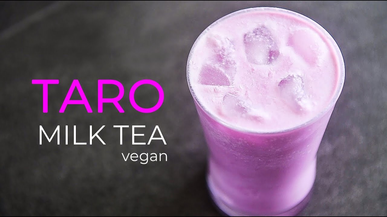 THIS WILL BLOW YOUR MIND!!  Taro Milk Tea Recipe!
