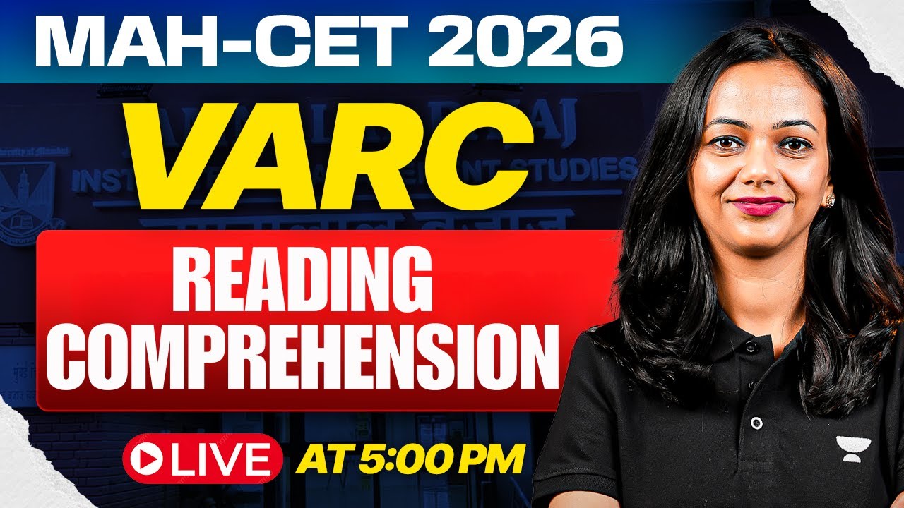 MAH-CET 2026 VARC: Reading Comprehension Masterclass | Juhi Priya