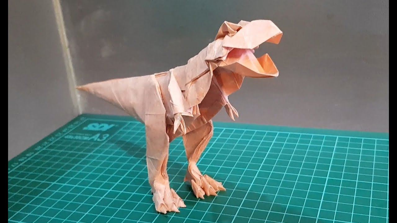 Origami Tyrannosaurus - Park Jong Woo, part 2/2 Step 86 - End