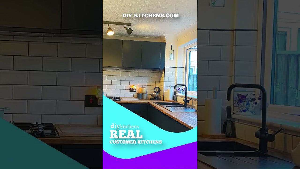 Luca Matt Cobham Blue Handleless Kitchen - 3080 - DIY Kitchens