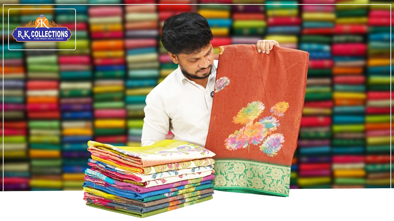 Daily Wear Soft Benny Crepe Sarees  I Wholesale Shop I@Rkcollectionssarees