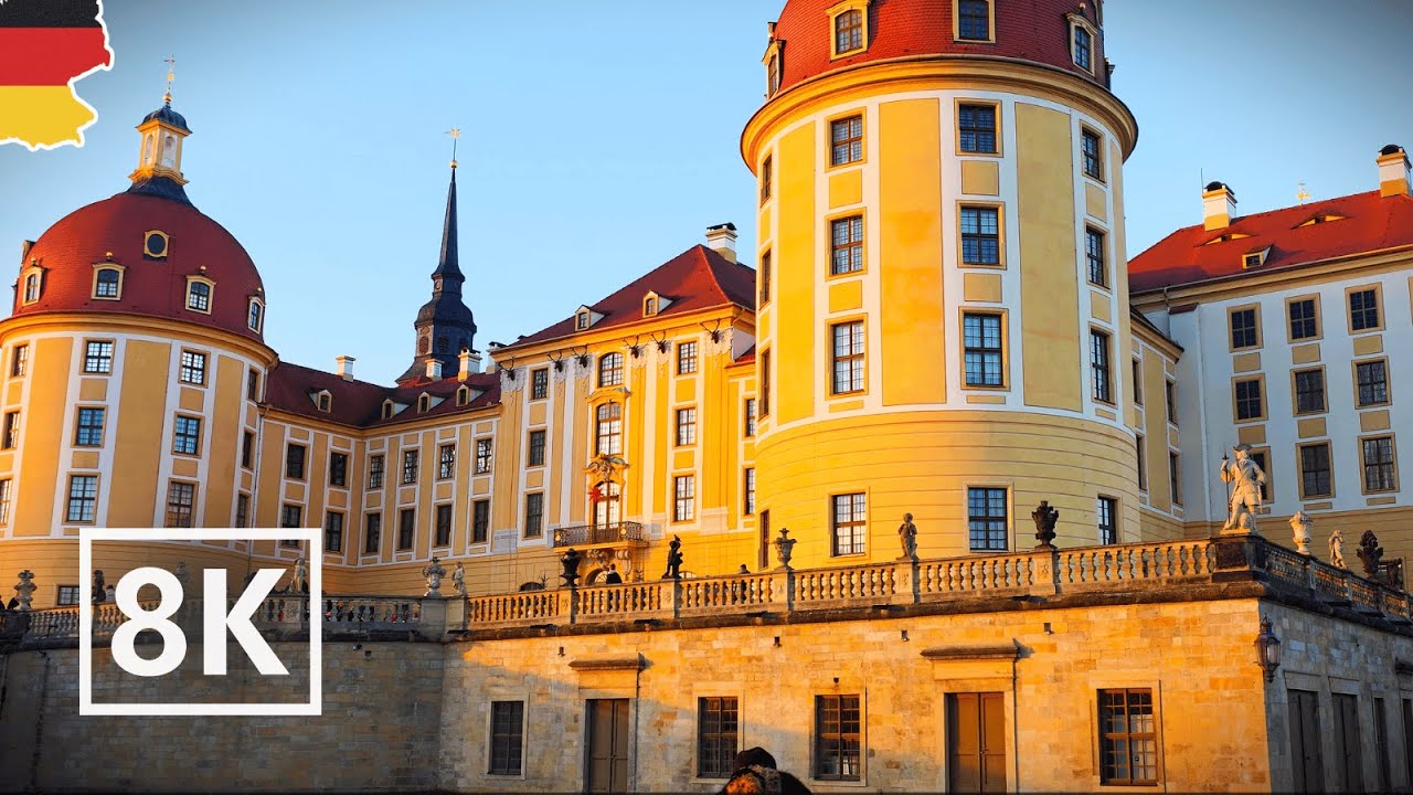 Moritzburg Castle Christmas Market Walk | Silent Walk 8K Winter (No Talking, Real Sounds)