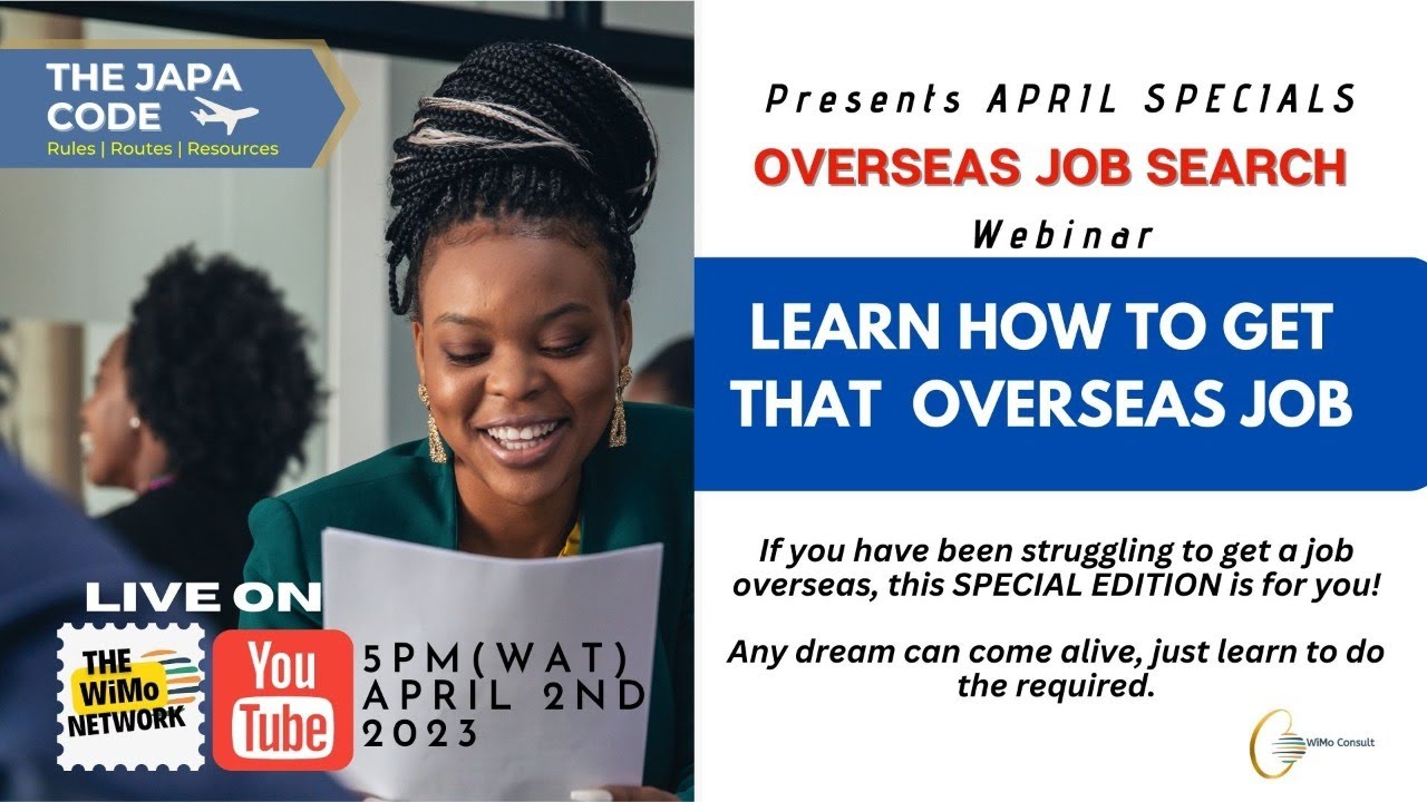 HOW TO GET AN OVERSEAS JOB