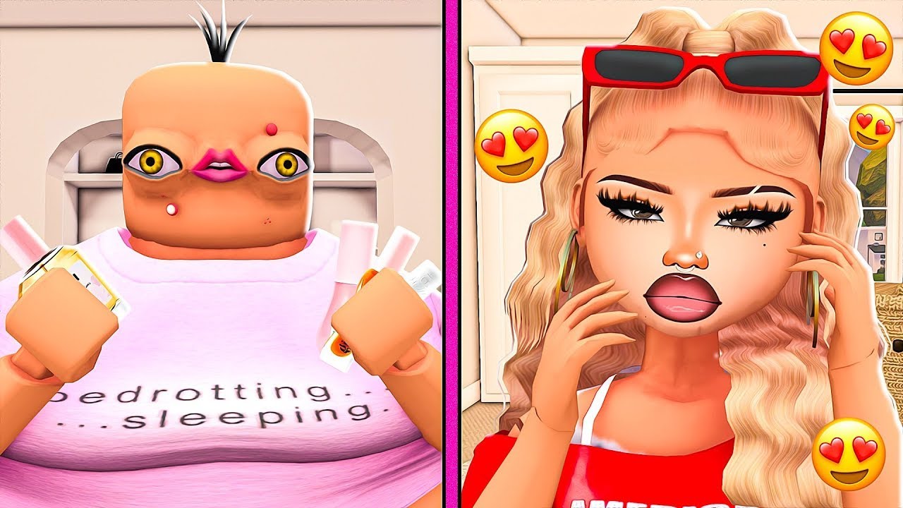 UGLY to REALISTIC BADDIE MORNING ROUTINE For 24 hours In LifeTogether 🏠RP | Roblox
