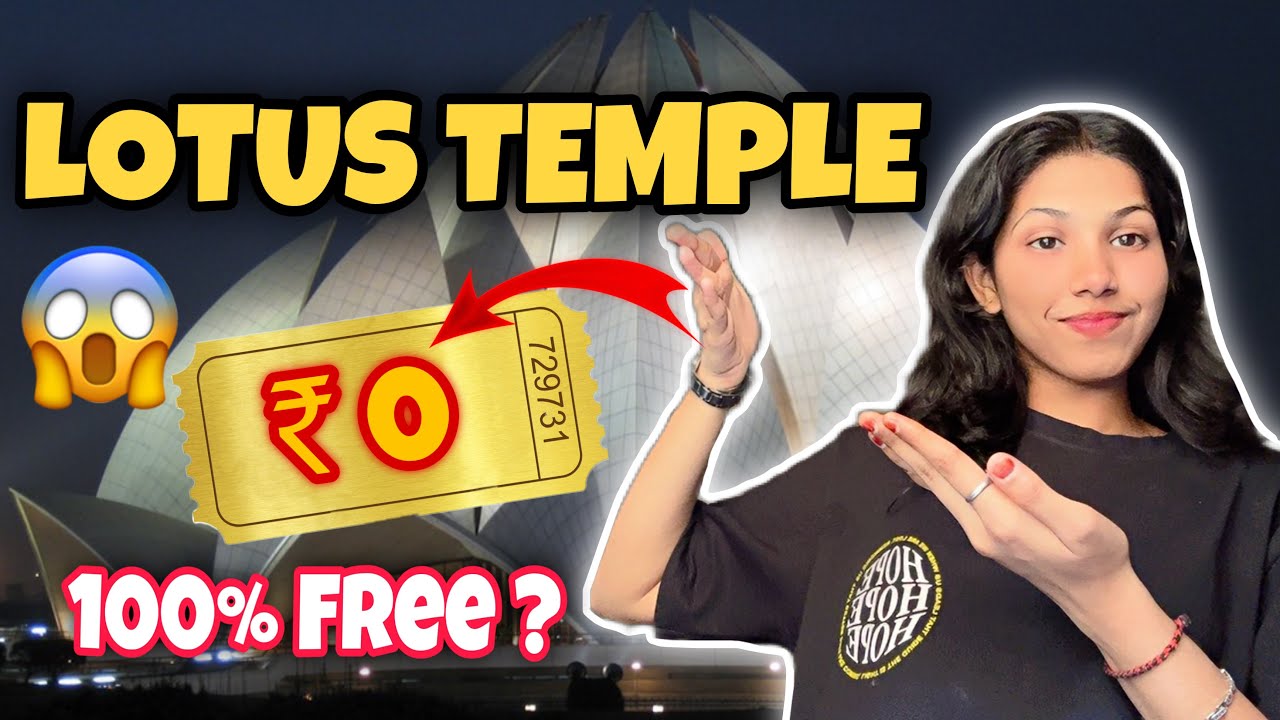 *Free Ticket *Lotus Temple 🤯😱 || Ahanaverse 