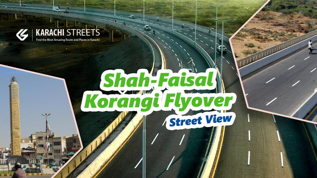 Shah Faisal Korangi FlyOver Street View | Karachi Streets