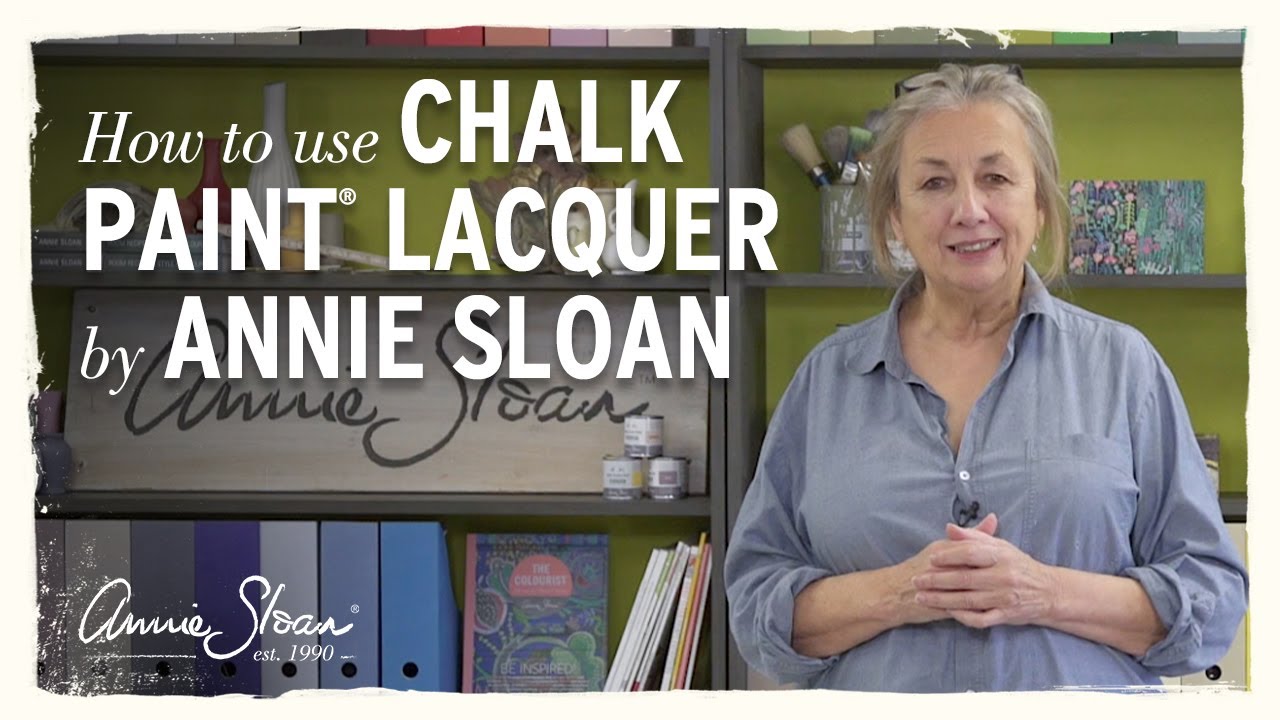 Как использовать лак Chalk Paint® от Энни Слоун