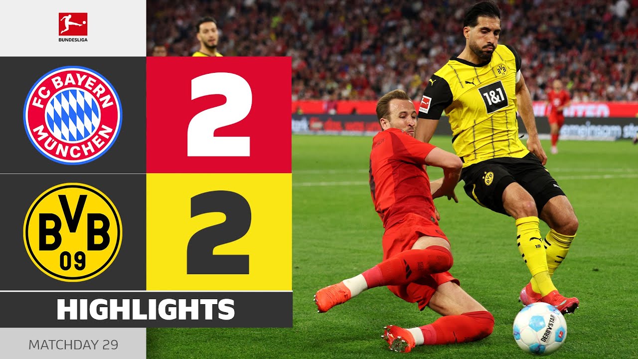 Dramatic KLASSIKER Ends In A Draw!  | FC BAYERN - BORUSSIA DORTMUND | Highlights |  Bundesliga 24/25