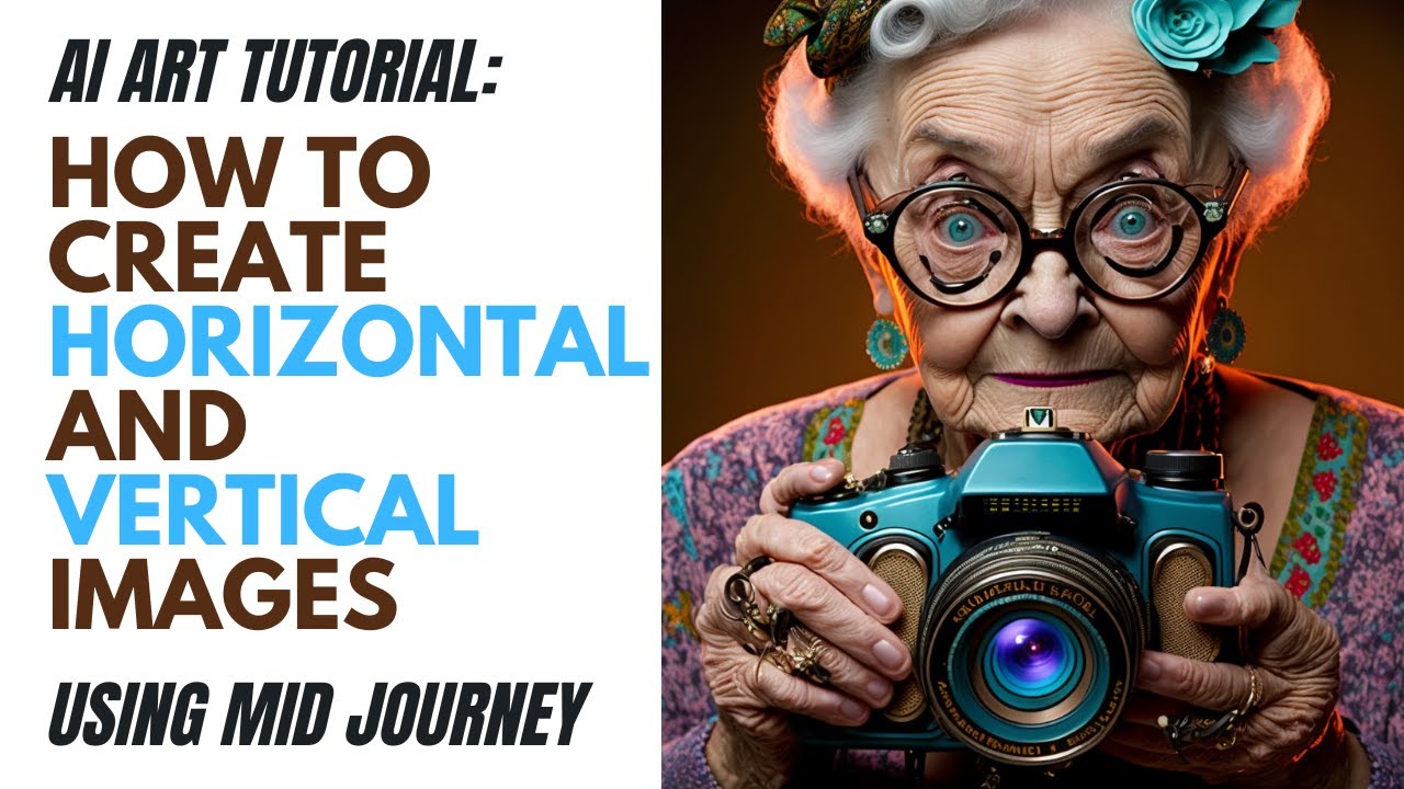 Midjourney V4 Tutorial: How to Create Horizontal and Vertical Images