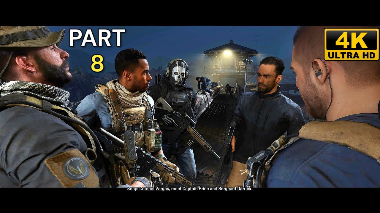 Call of Duty Modern Warfare 2 (2022) Campaign Walkthrough Gameplay Part 8 - 4K Ultra HD