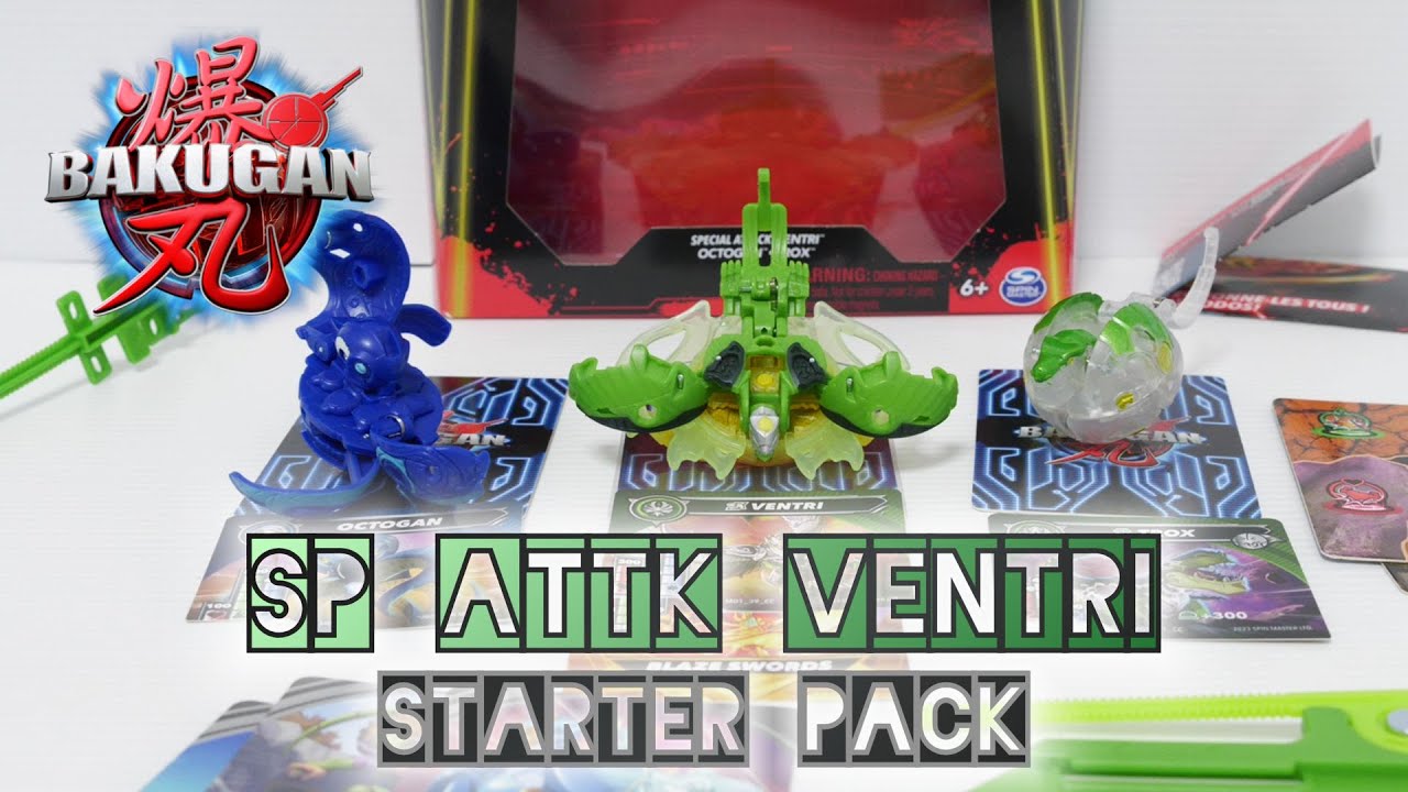SPECIAL ATTACK VENTRI STARTER PACK | Bakugan G3 | BAKUGAN UNBOX