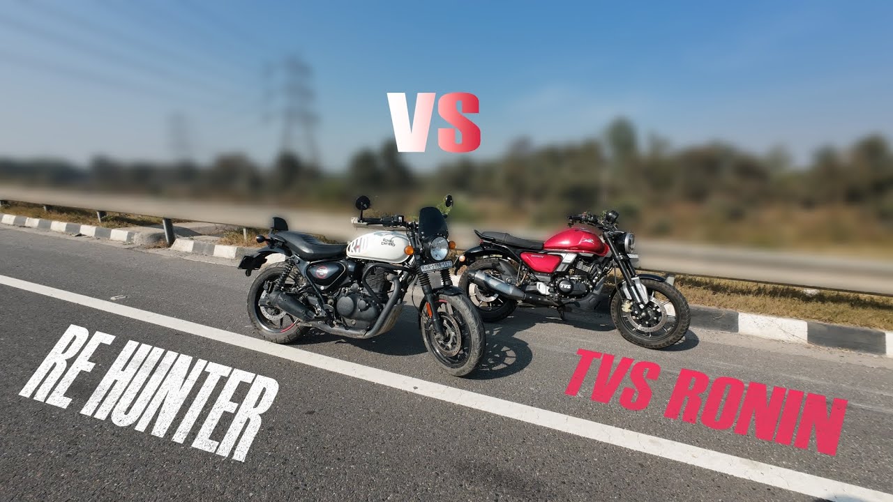 TVS Ronin VS Royal Enfield Hunter 350 | Drag Race 🔥