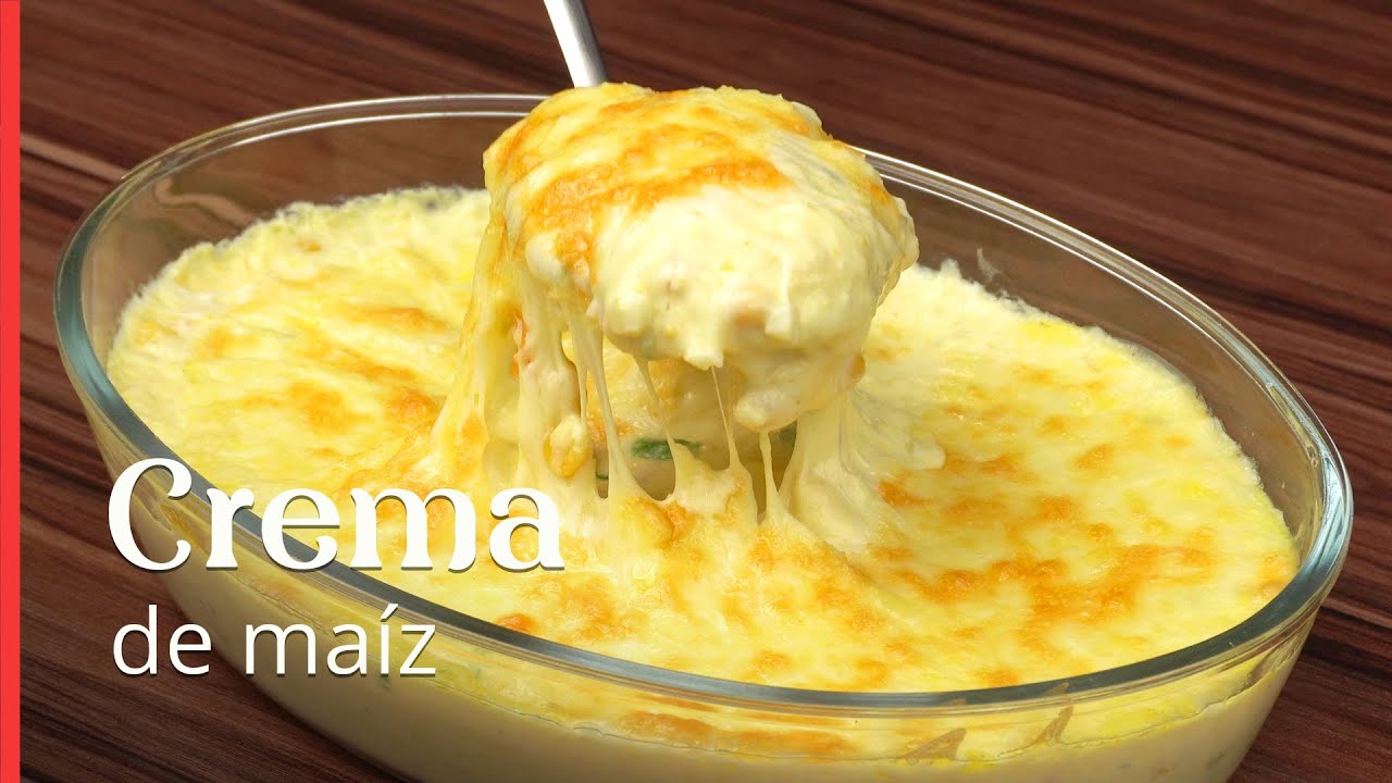 Esta es la mejor receta de crema de maíz que he hecho, ¡no queda nada en casa!