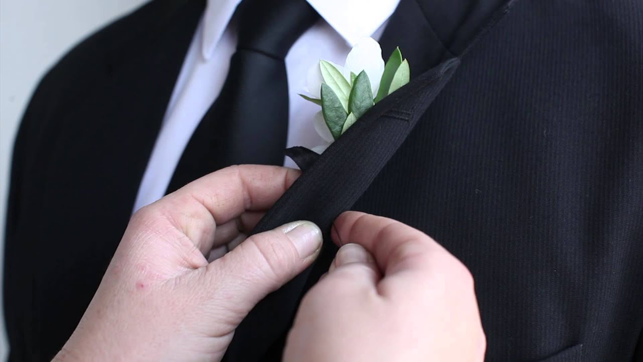 How To Pin A Boutonniere!