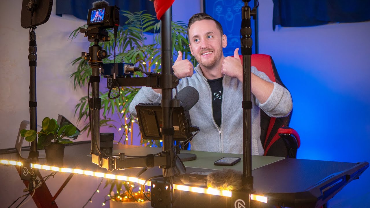 How I Built My DREAM YouTube Studio Setup With ONE DESK! (Studio Tour 2020) | Raymond Strazdas