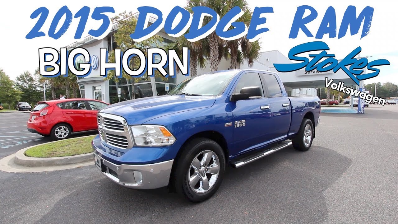 2015 Dodge RAM BIG HORN - For Sale Review & Condition Report at Stokes VW - Sept 2017