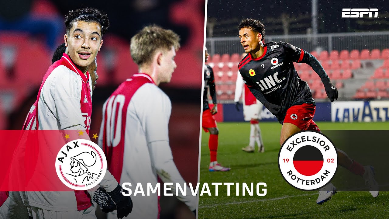 ✨ 𝙎𝘾𝙃𝙄𝙏𝙏𝙀𝙍𝙀𝙉𝘿 van RAYANE BOUNIDA & EERSTE GOAL SKYE VINK 👏 | Samenvatting Jong Ajax - Excelsior