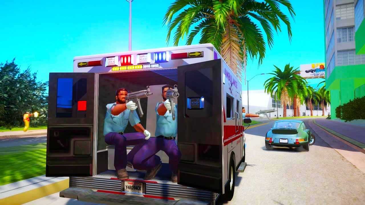 Being a Paramedic in Hell Was a Crazy Plan | GTA Vice City Nextgen Edition