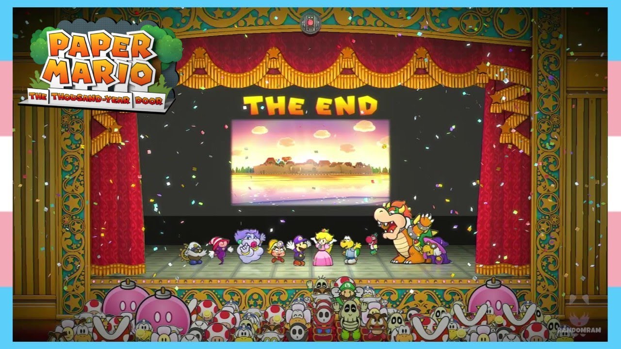 Ending Credits In Paper Mario The Thousand Year Door