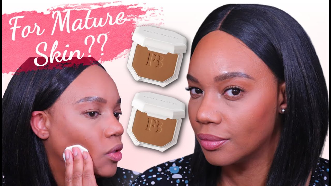 Fenty Beauty Powder Foundation Review + My BEST TIPS for Powder foundation on Mature Skin