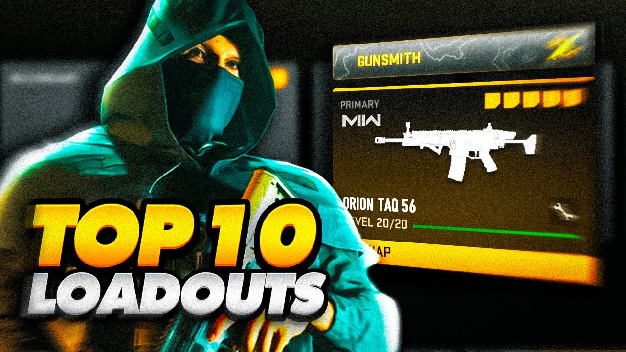 MODERN WARFARE 2 TOP 10 BEST WEAPON CLASS SETUPS (MW2 Best Guns)