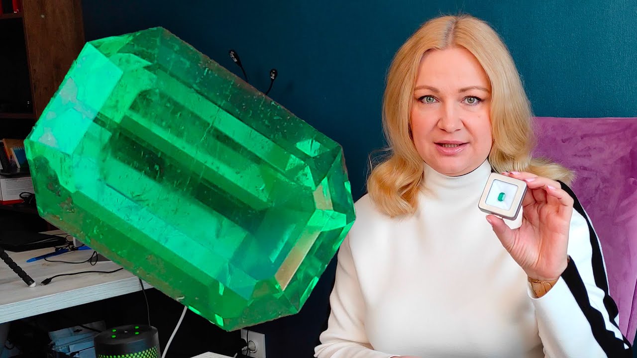 Изумруд Замбия БЕЗ МАСЛА: Оценка геммолога Ольги Меликян