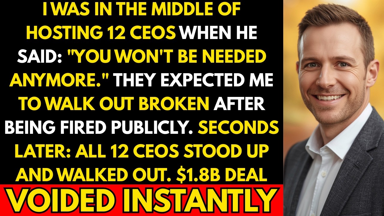 I Was Fired While Hosting 12 CEOs In A $1.8B Negotiation—All Signed MOUs Instantly Voided